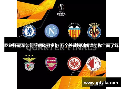 欧联杯冠军如何获得欧冠资格 五个关键规则解读助你全面了解